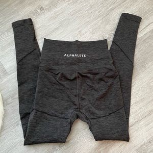 Alphalete Dark Charcoal High-Waisted Leggings